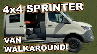 2023 WINNEBAGO ADVENTURE WAGON: MERCEDES-BENZ 2500 4x4 SPRINTER VAN 144 WALKAROUND & MY CUSTOM SETUP