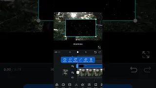 Fake snow fall effect using VN VIDEO EDITOR #shorts