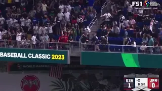 Munetaka Murakami SMASHES a Solo Home Run | USA vs Japan | 2023 World Baseball Classic Championship