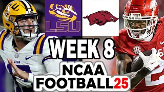 LSU at Arkansas - Week 8 Simulation (2024 Rosters for NCAA 14)