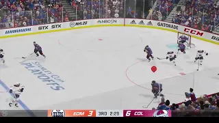 NHL 20: Edmonton Oilers vs. Colorado Avalanche, Game 2 of Western Conference Finals - Full Gameplay