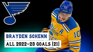 Brayden Schenn (#10) All 21 Goals of the 2022-23 NHL Season
