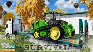 #FS22🔹#Survival in No Man's Land Ep.73🔹Sowing Wheat. Cultivating w/ a NEW JOHN DEERE 9570RT🔹4K