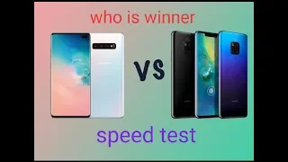 Samsung Galaxy S10 Plus vs Huawei Mate 20 Pro speed test | benchmark scores| camera  test