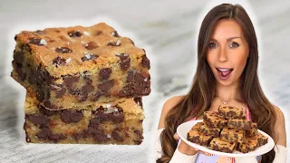 Easy Chocolate Chip Cookie Bars!