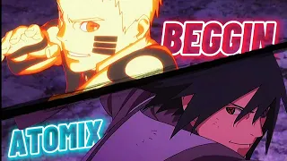 BEGGIN - NARUTO AND SASUKE VS MOMOSHIKI [AMV]