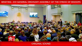 Briefing-XVI General Ordinary Assembly of the Synod of Bishops, 5 October 2023