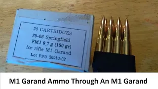 Running Proper Ammunition Through An M1 Garand