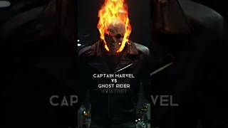 CAPTAIN MARVEL VS GHOST RIDER 📍 #MARVEL #DC #MCU #Shorts