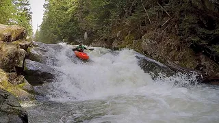 Sandpoint park n huck - (Whitewater kayaking on Rapid Lightning Creek)