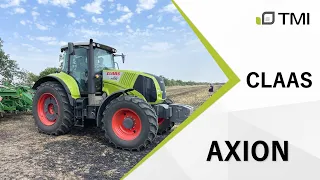 Навеска, передний и задний ВОМ тракторов CLAAS AXION 800 серии / TMI