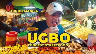 TONDO STREET FOOD | The LONGEST STREET FOOD ALLEY in Metro Manila | UGBO