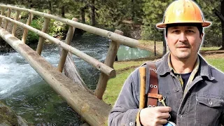 How To Build A Single Log Bridge 1