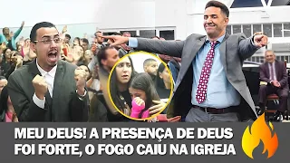 Pr. Gilmar Fiuza: A igreja foi tomada pelo poder de Deus, começaram a pular sem parar, o fogo caiu.