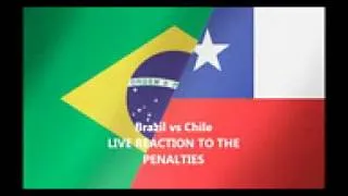 Brazil vs Chile Penalty Shootout LIVE REACTION - FIFA World Cup 2014 - Knockout Stage