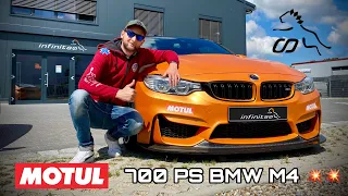 #vlog MOTUL Special: Zu Besuch bei Edeltuner Infinitas | inkl. Testfahrt BMW M4 mit 700 PS 💥💥✌🏼