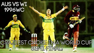 The Worst Choke in a World Cup Semi Final | AUS vs WI 1996WC