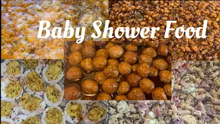 Making Baby Shower Food