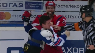 Major KHL Fight: Lokomotiv vs SKA