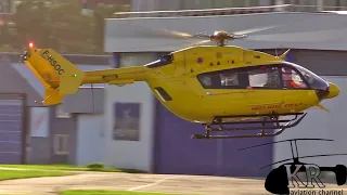 Sécurité Civile EC-145 landing at Paris Heliport