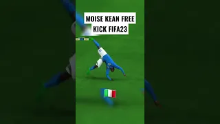 MOISE KEAN FREE KICK FIFA23 #shorts #fifa23 #freekick #فيفا23 #italy #worldcup #worldcup2022 #india