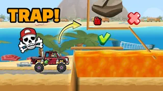 THIS MAP IS A TRAP 😡 10 EASY TO IMPOSSIBLE CHALLENGES in Hill Climb Racing 2