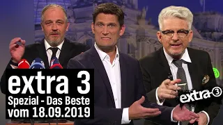 Extra 3 Spezial: Das Beste (der vergangenen Monate) vom 18.09.2019 | extra 3 | NDR