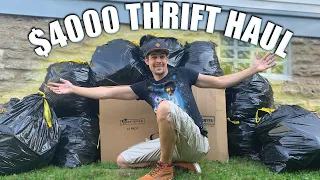 Spending $4000 At a THRIFT STORE - Thrifting Haul