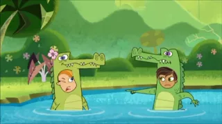 George Of The Jungle - Magnolia and Ursula  diguise into Crocodiles