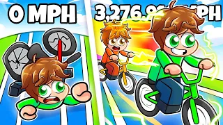 Going 6,235,896 MPH On Roblox Bike Obby!