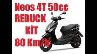 Yamaha NEOS 4 50cc Top Speed ( Reduck Performans Kit'i )