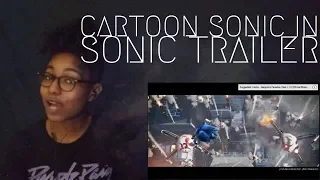 Cartoon Sonic in Sonic Trailer | Reaction