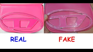 Diesel 1DR bag real vs fake. How to spot fake Diesel bags