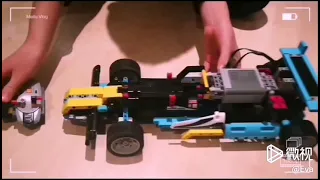 Lego RC F1 Racer drive and obstacle test