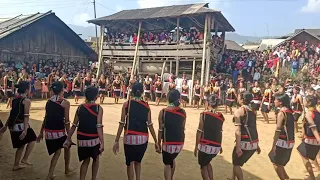 Dove Lemi group sukrinyi festival  Silver jubilee .. Sunday school folk dance  at Kutsapo village.