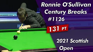 Ronnie O'Sullivan Century Breaks 1126 Highlightsᴴᴰ | 2021 Scottish Open