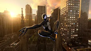 Spider-Man 2 - Classic Black Suit Free Roam Gameplay