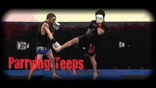 Muay Thai - How to Parry a Push Kick (Teep)