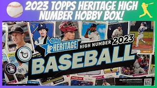 ⚾️ 2023 Topps Heritage High Number Baseball Hobby Box!