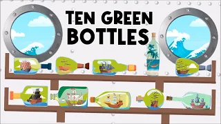 Ten Green Bottles - English Songs for Kids | #tengreenbottles #shipinabottle #legobricks
