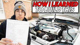 Fully Built Turbo LS VTEC Motor | How I Learned to Build the Civic!