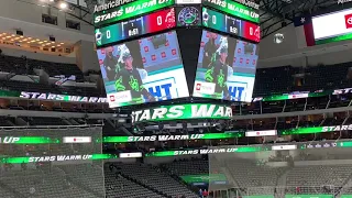 DALLAS STARS VS. DETROIT REDWINGS FULL WARM UP(LIMITED FANS) 1/28/21