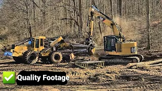 Mechanical logging Crew Hardwood!!