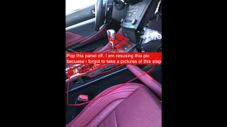 (How To) Lexus Rc 350, 200t, F Center Console Removal