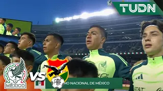 ¡HERMOSO! Se entonó el Himno Nacional Mexicano | México vs Bolivia | Amistoso Internacional | TUDN