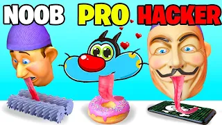 NOOB vs PRO vs HACKER | In Lick Runner | With Oggy And Jack | Rock Indian Gamer |