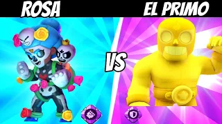 New Rosa vs El primo brawl stars 2022 with new gears #7