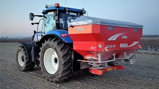 Nowy sezon 2022- nowy nabytek / nawozy /obornik /orka /New Holland T7 /Rozsiewacz Rauch / GR Mozga