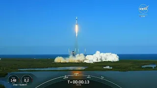 Falcon 9 Launches CRS-30 + Telescope Footage