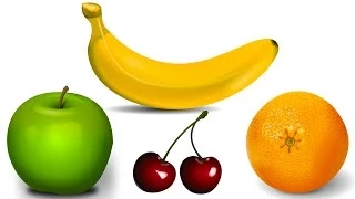 Simple Learning About Fruits Learn Fruit Names Apple Banana Orange Kids Toddlers Preschool Children